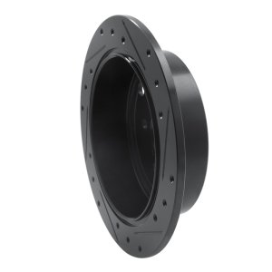 Subaru Forester Brake Rotor (1) - Rear Left - R1 Concepts - Drilled & Slotted - Black - `08-`15